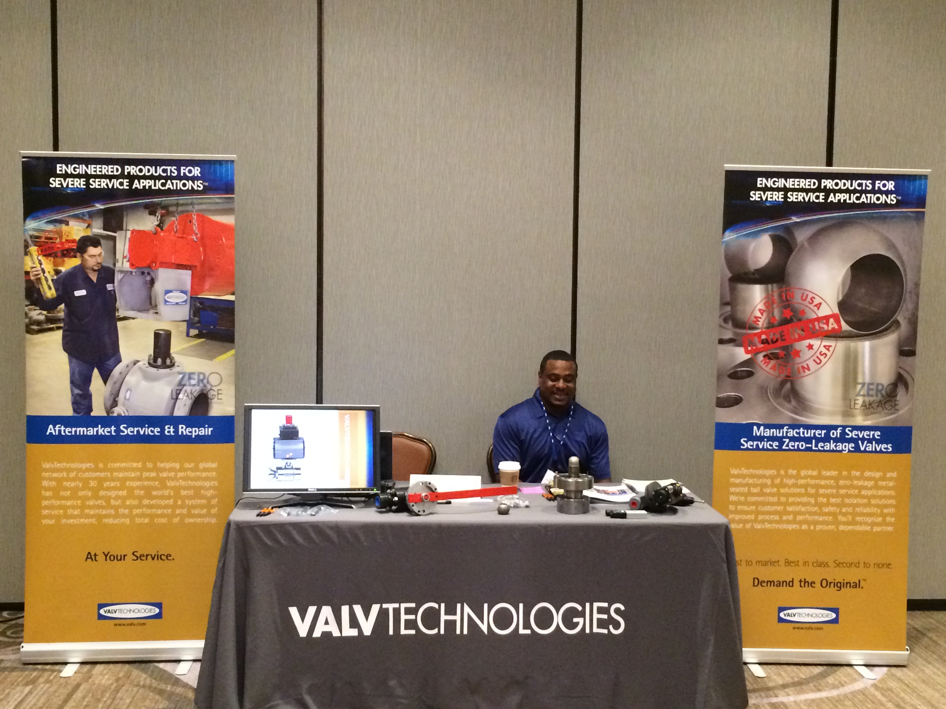 Service Engineer, Andre Nichols and North American Service Manager, Donald Polasek represent ValvTechnologies at the VMA Valve Basics Training Event
