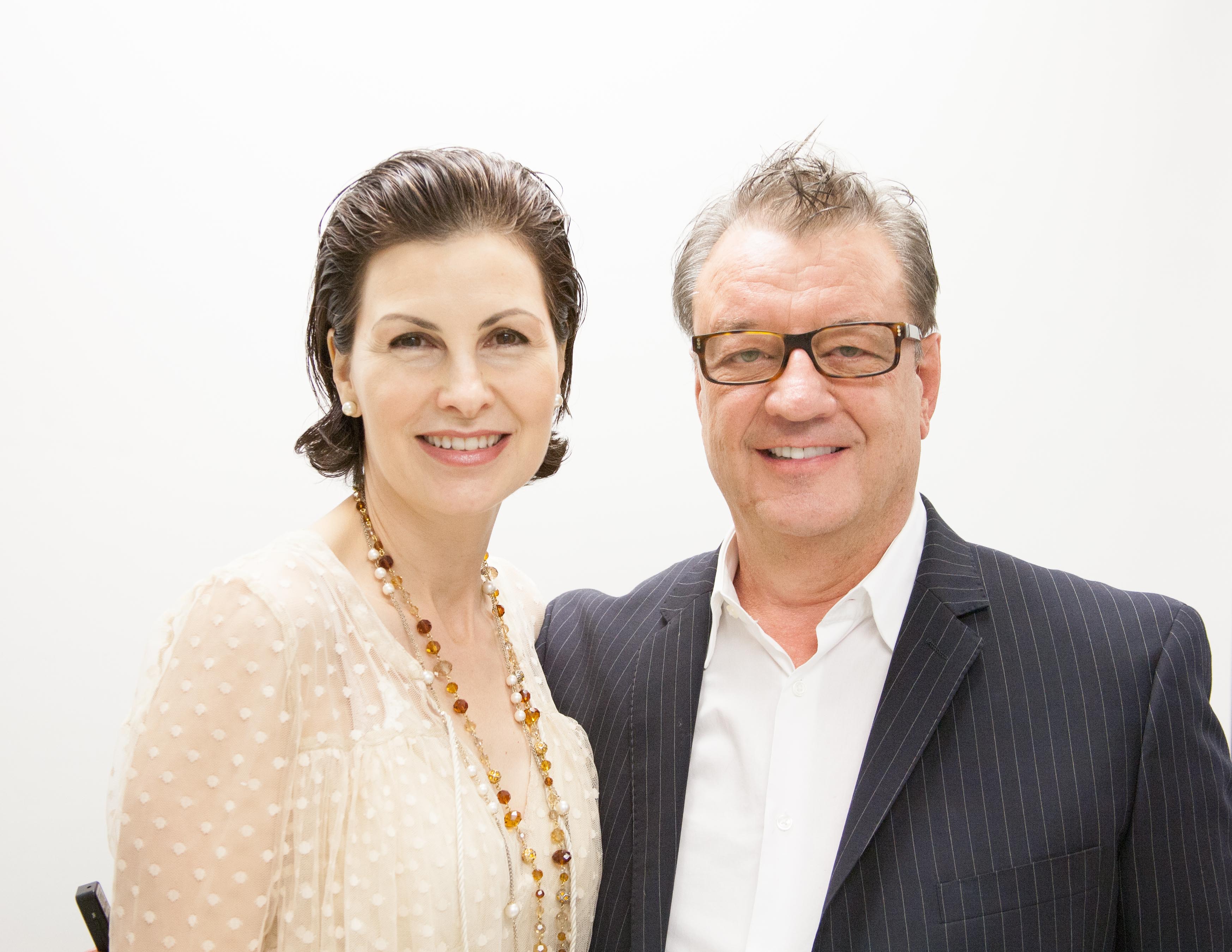 Westlake Village's The Spiga Protocol founder and beauty expert Annaliza Spiga with Calabasas-based physician David Vesco, M.D.