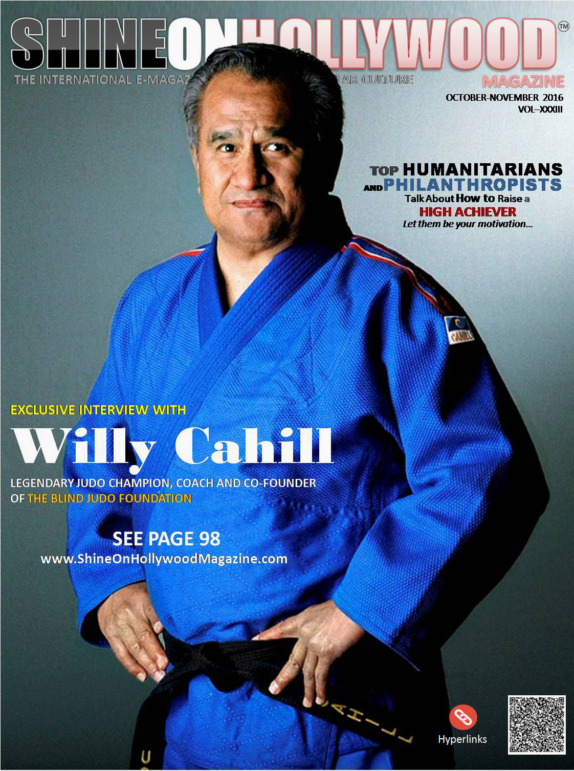 Coach Willy Cahill Co-Founder Blind Judo Foundation; former US Olympic and US Paralympic Judo Coach with Lifetime Achievement Award by USA Judo