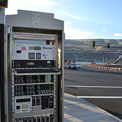 UPStealth® protecting a busy interchange in Oregon.