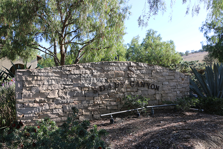 Entrance to Shady Canyon