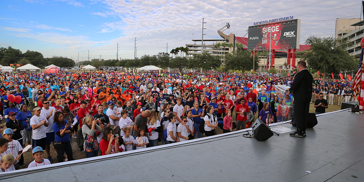 Participants of the Tampa Bay Heart Walk