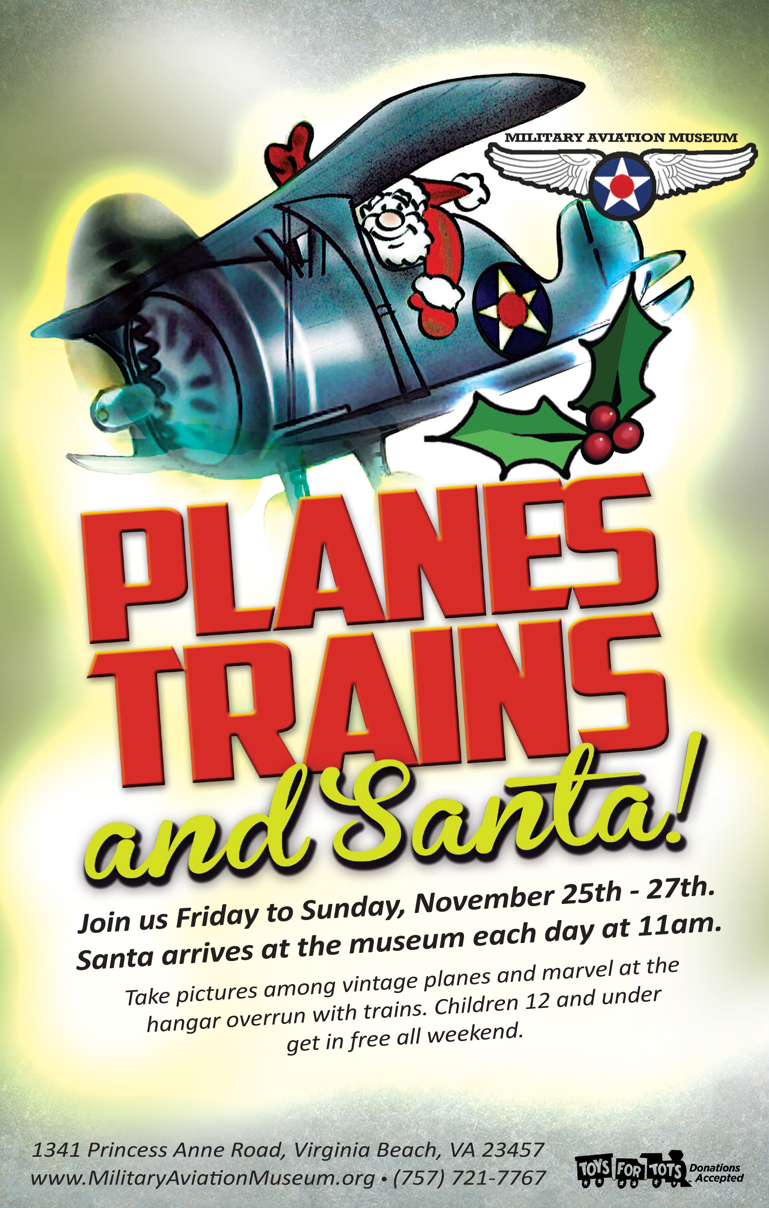 Holiday Family Fun Chugs into the Military Aviation Museum with Annual Model Train Show