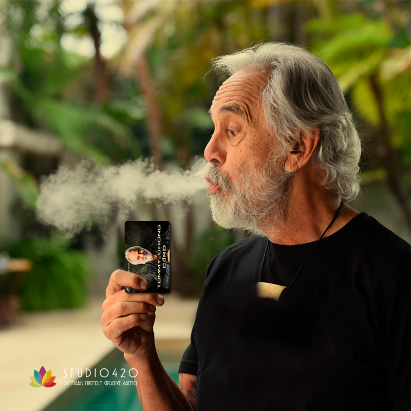 Tommy Chong Medical Marijuana Loyalty Card