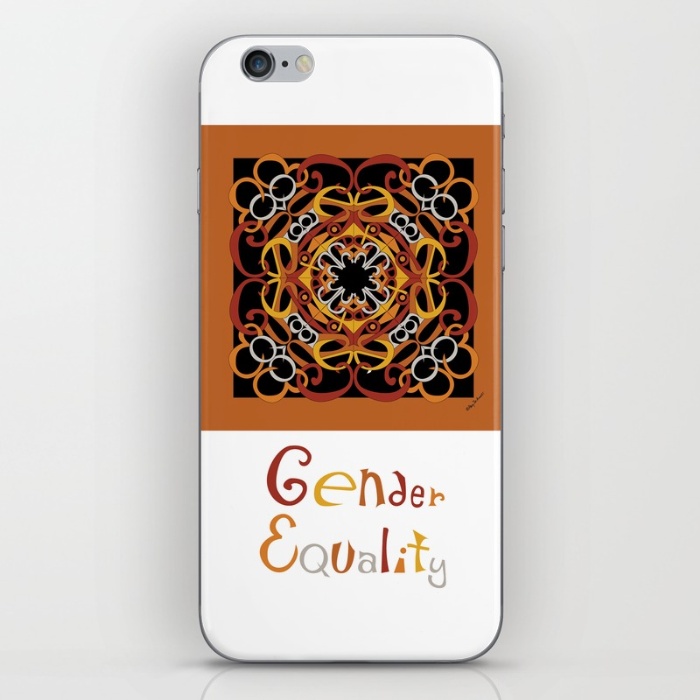 Gender Equality iPhone Skin - Earth Tones