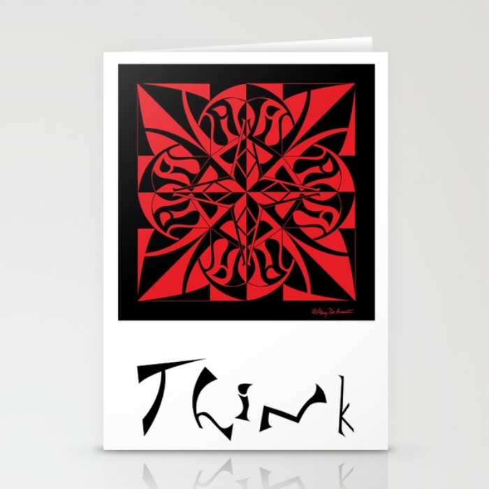 Think Stationery - Black Red