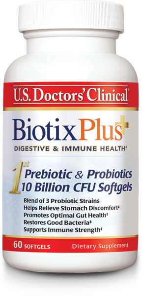 Bottle of Biotix Plus
