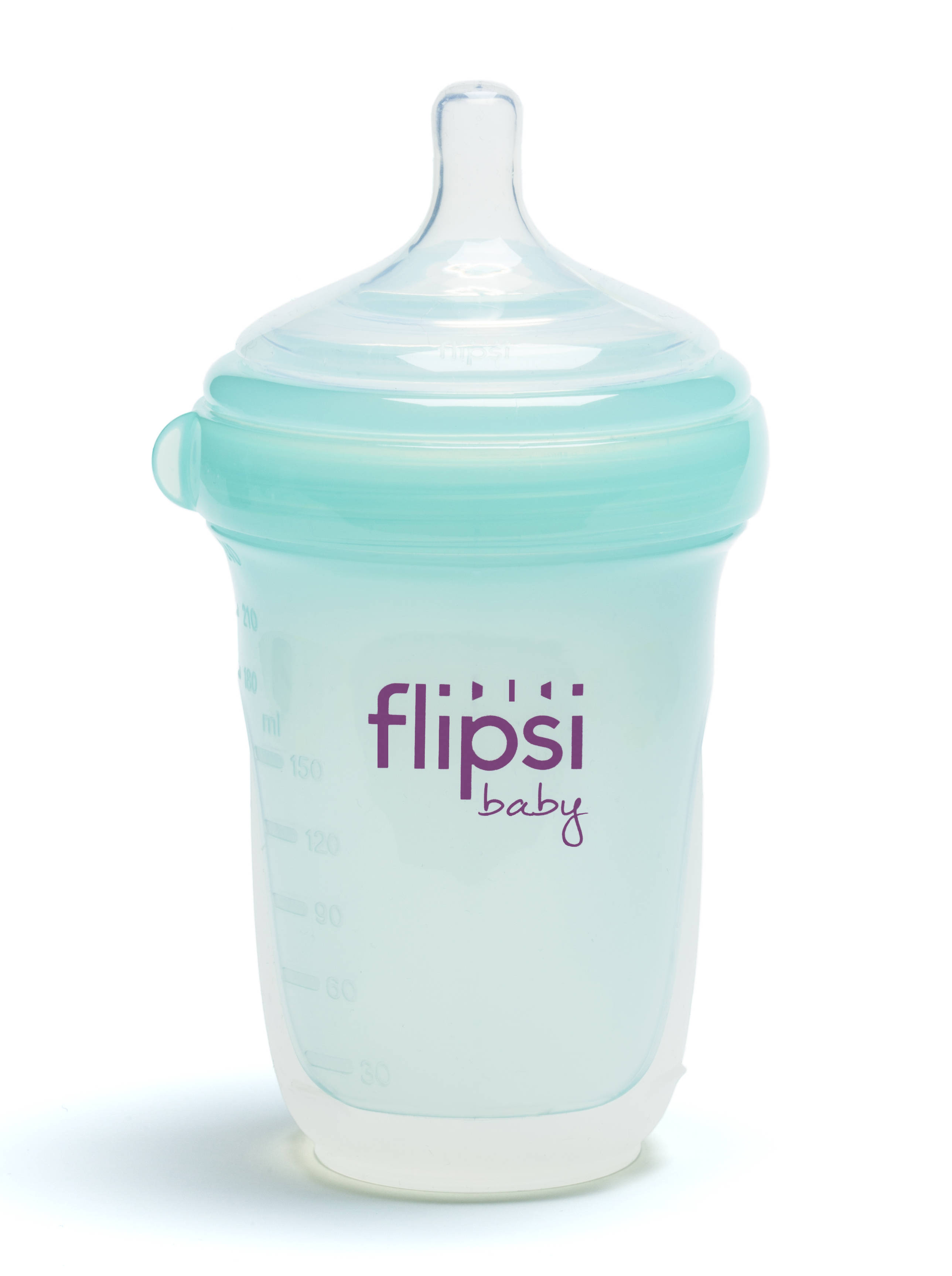 The infant feeding bottle is designed with a natural nipple shape to help ease the transition between breastfeeding and bottle.