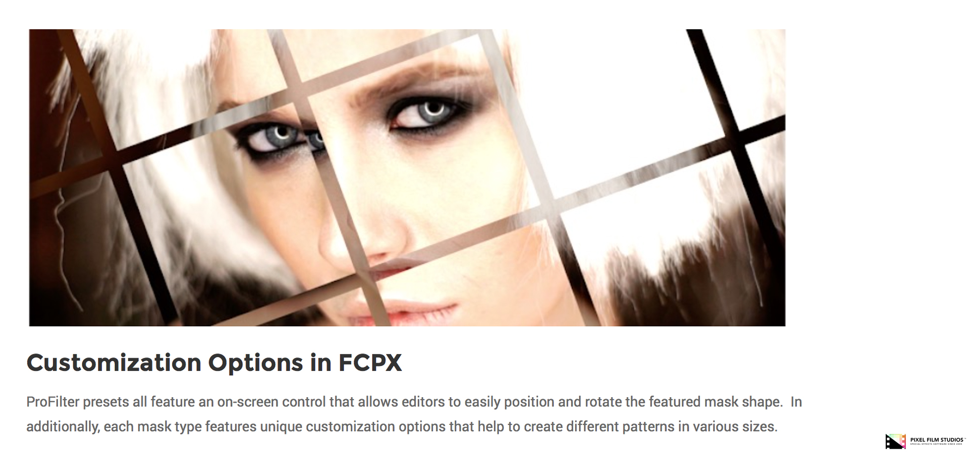 FCPX - ProFilter - Pixel Film Studios Plugin
