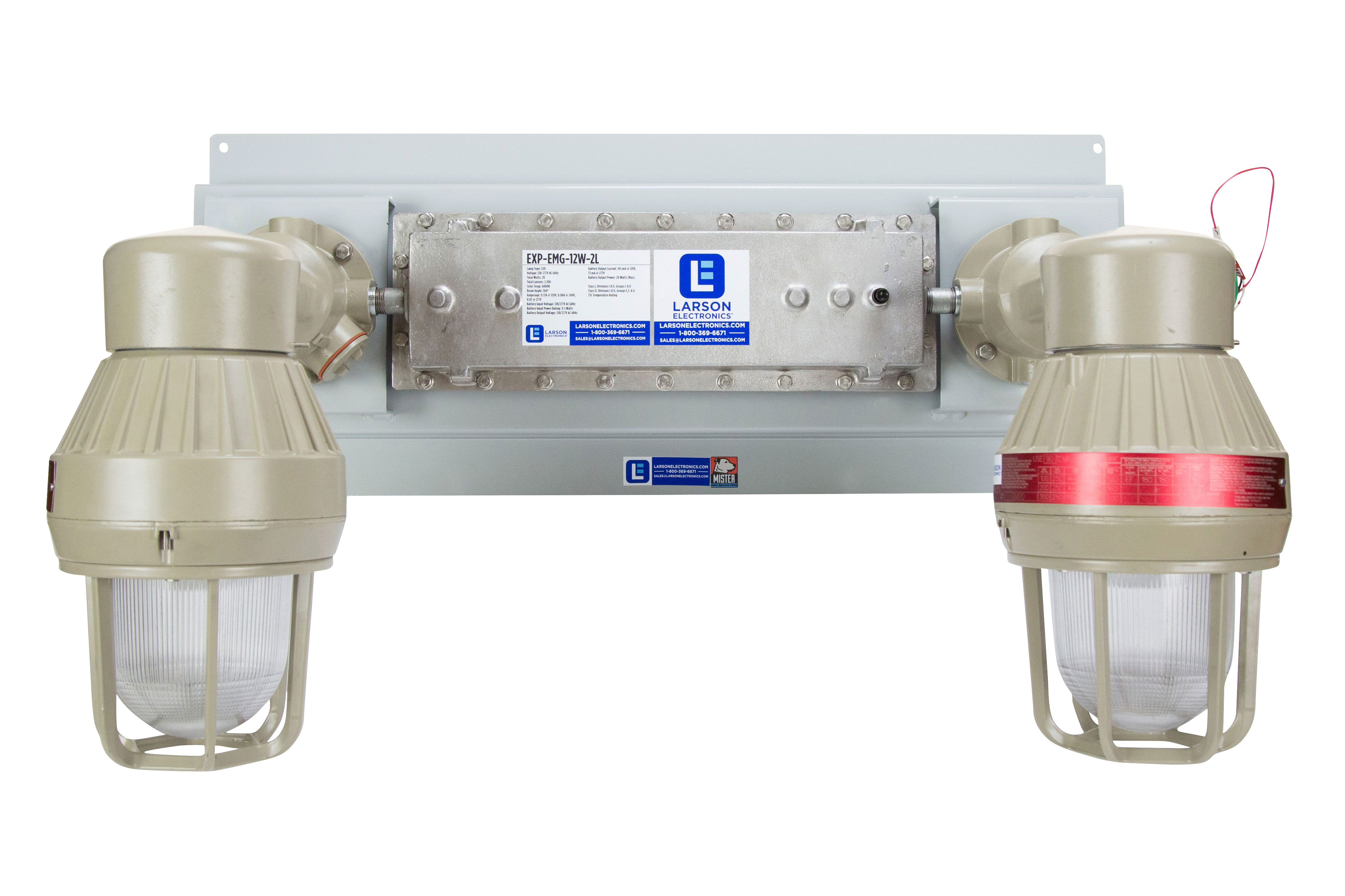 50 Watt Emergency LED Lighting System with 90 minute runtime