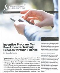 Incentive Solutions article in North American Builders magazine