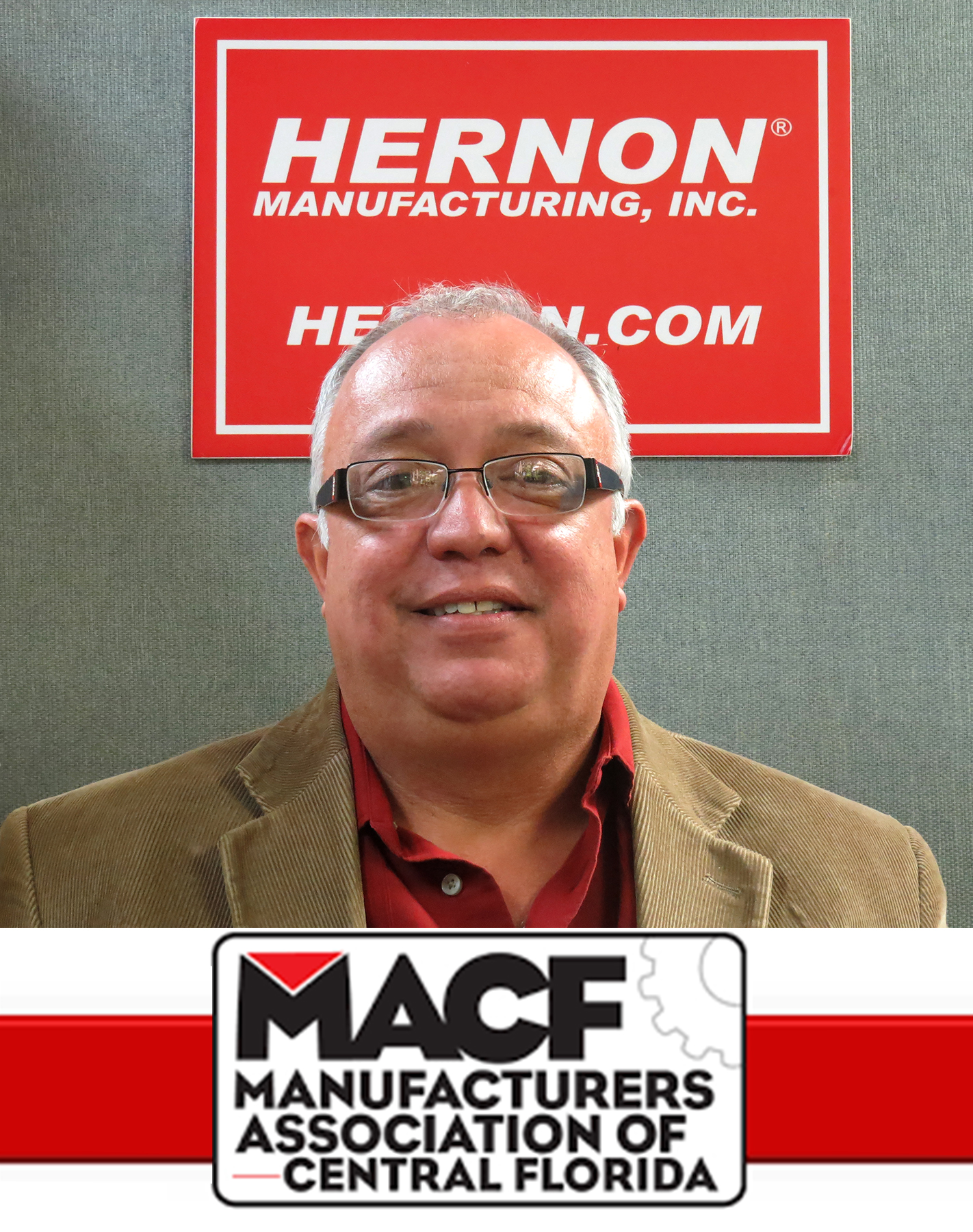 Edgardo Rodriguez, Director of Sales and Marketing at Hernon Manufacturing and new president of the Manufacturers Association of Central Florida (MACF)