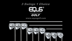 EQUS golf clubs were conceived as a continuous design throughout the entire iron set. Using three identically matched combinations, these irons project a definitive style, simple and pure, devoid of eccentricities or flare, matched for multiple variables,