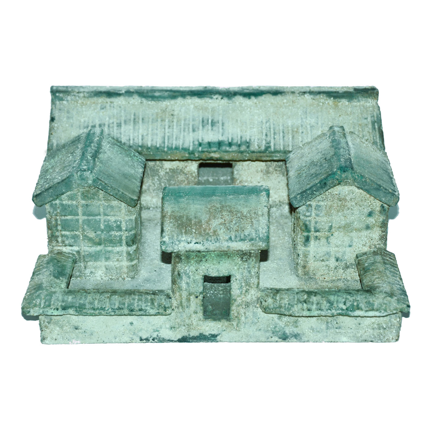 Ceremonial blue glass courtyard and houses from the Eastern Han dynasty. Estimate: $500,000.
