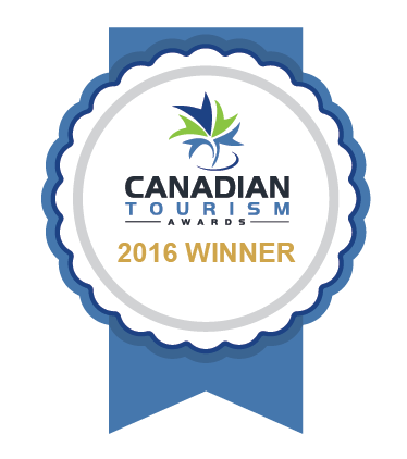 Winner: 2016 Brewster Travel Canada Adventure/Outdoors Award, Canadian Tourism Awards