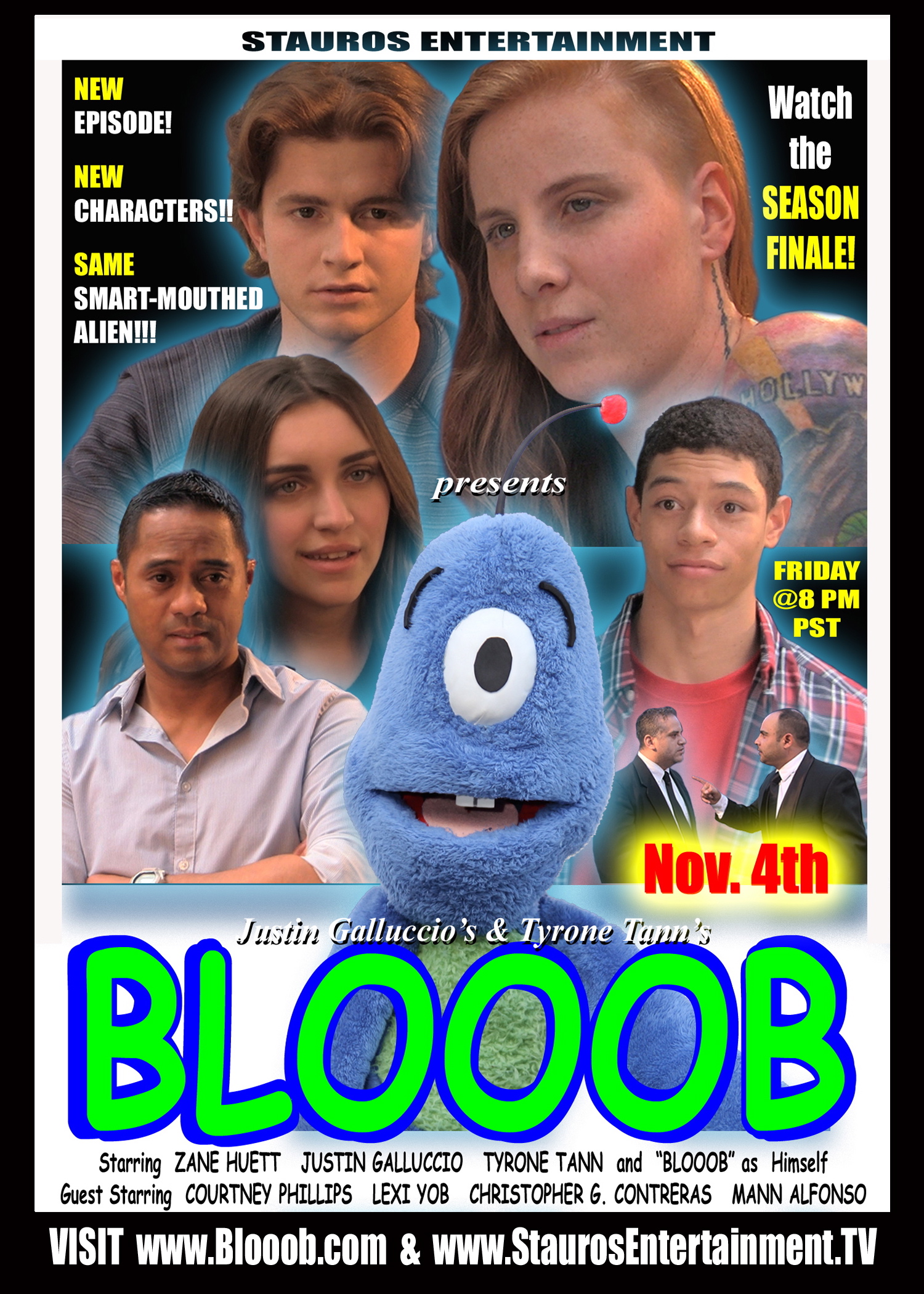 "Blooob" Web Series Finale. The finale episode was titled “Not So Valentine's Day.”