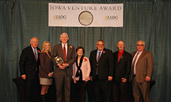 2016 Iowa Venture Award Bratney Companies, Christensen Farms & Feedlots, Concrete Machinery Inc. of Iowa, Great Lakes Communication Corp., Iowa Fertilizer Company, Maassen Dairy Farms, Mogler Farms
