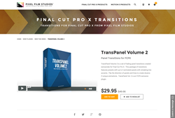 TransPanel Volume 2 - FCPX Plugin - Pixel Film Studios