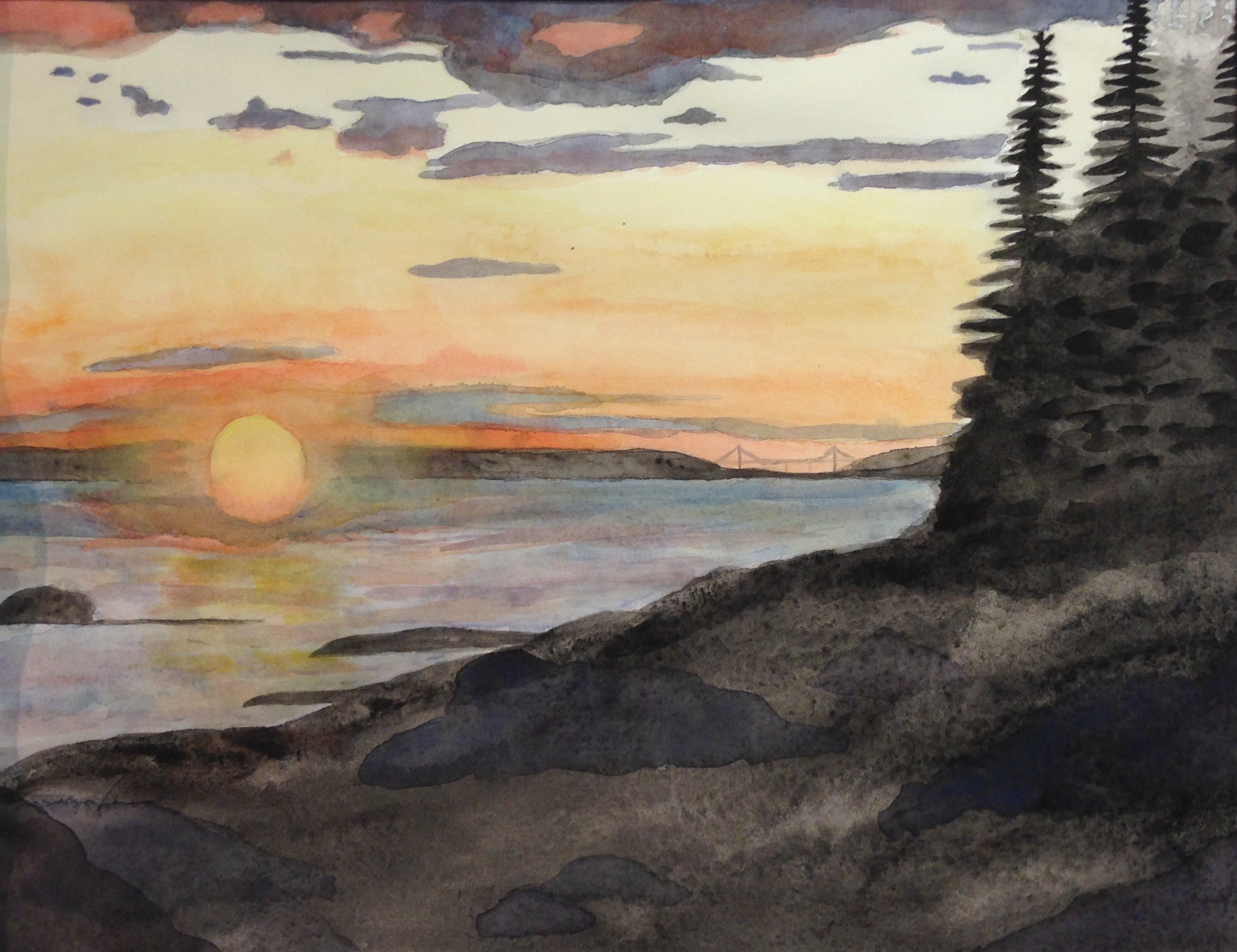 Landscapes painted by Husson University students will be a part of the 6th Hart Open Studio Event.