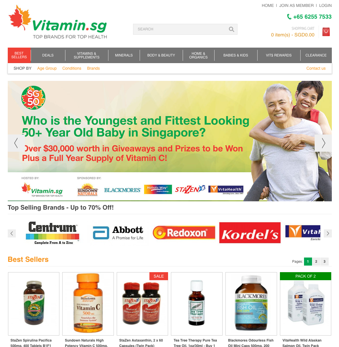 Vitamin.sg Website