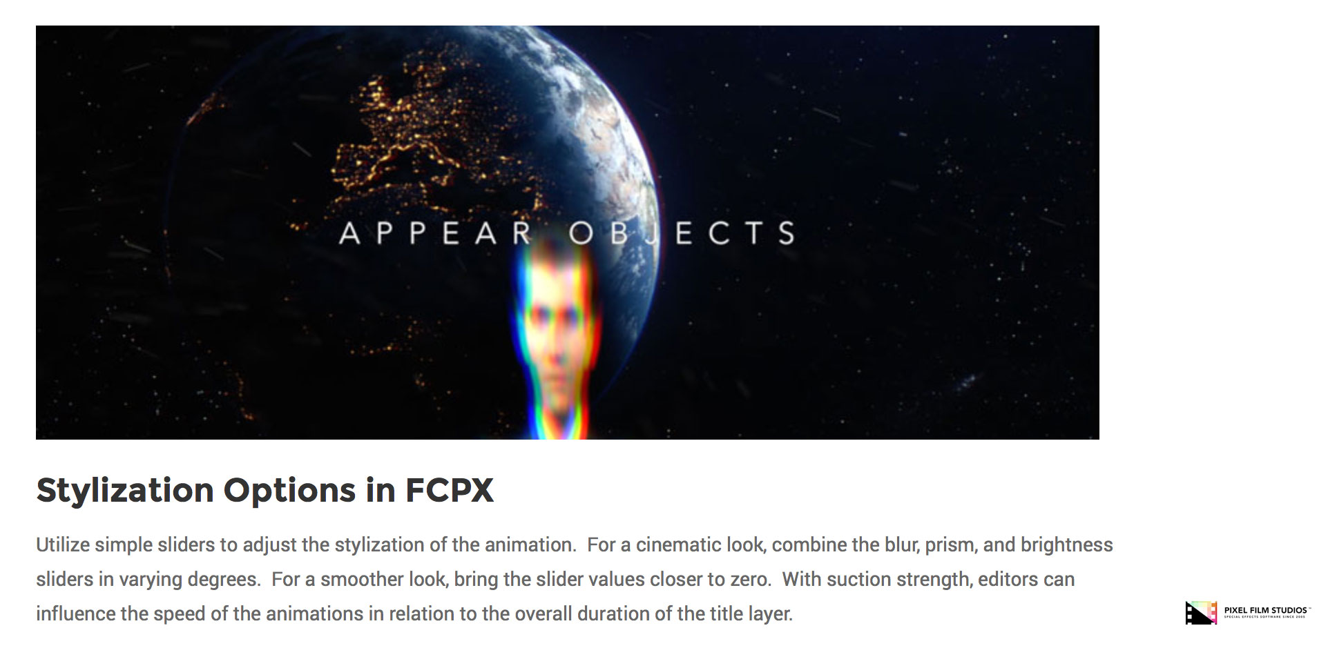 Final Cut Pro X - ProDistort - Pixel Film Studios Plugin