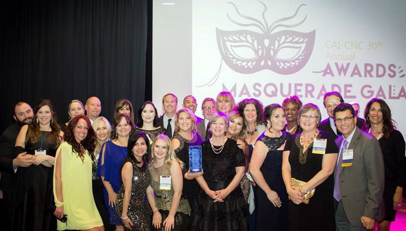 FirstService Residential associates accept Management Company of the Year Award at the Community Associations Institute (CAI) California North Chapter annual gala