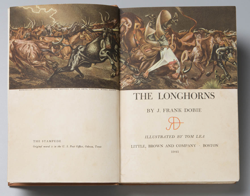 "The Longhorns," J. Frank Dobie, 1941, Sid Richardson Museum