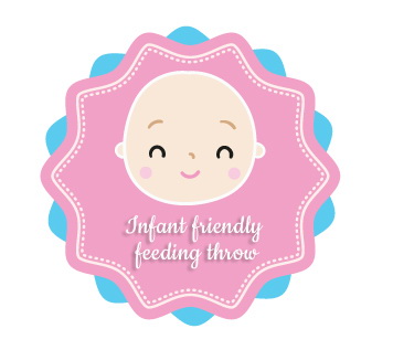 The Infant Friendly Feeding Throw will allow moms to take care of their babies at any time.
