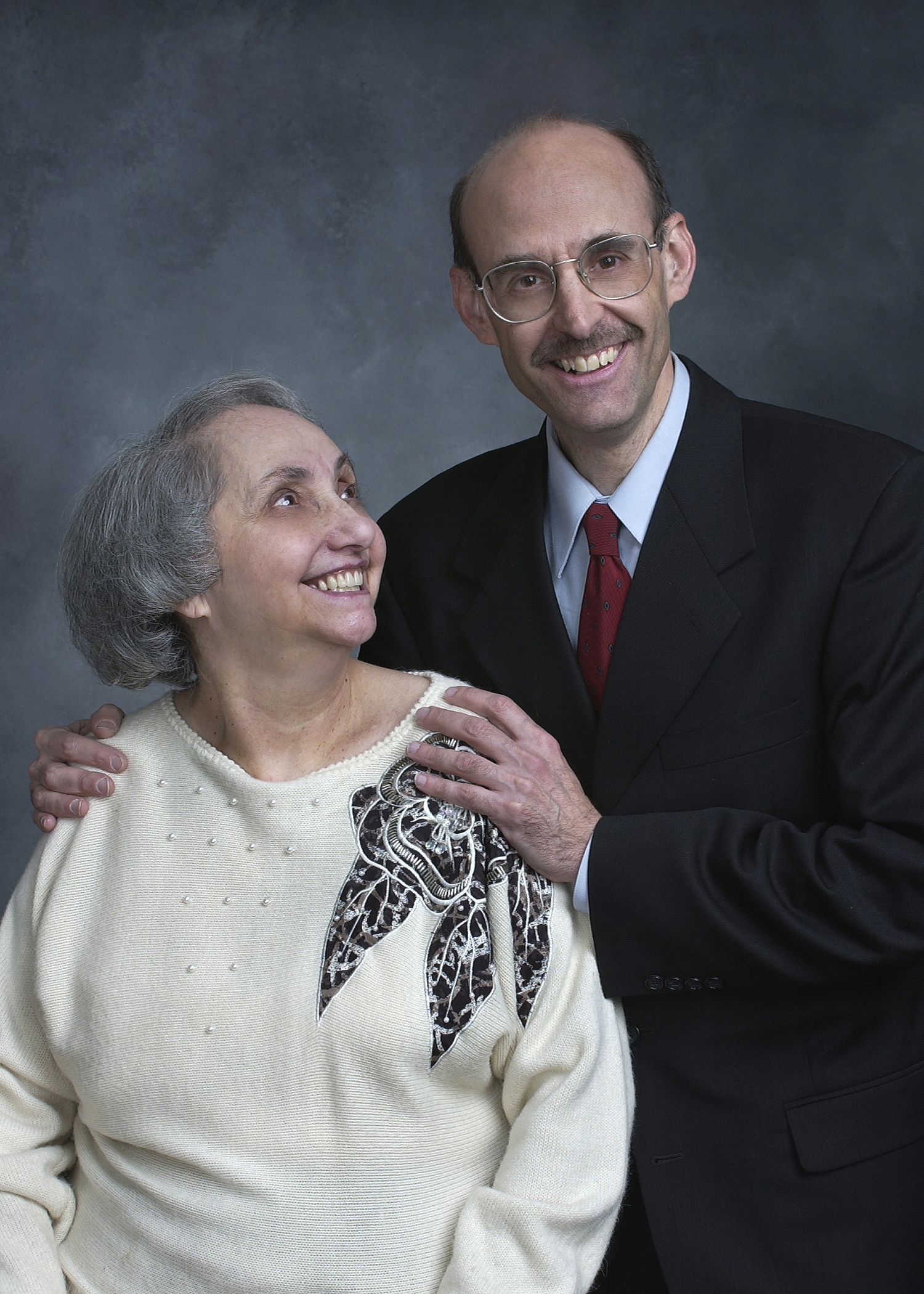 Pictured are Shirley Schriftman and her son Ross Schriftman.