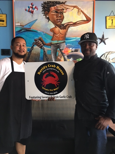 Larry (David's Crab House) and Chef Kelz @ Kelz Kitchen Downtown Atlanta