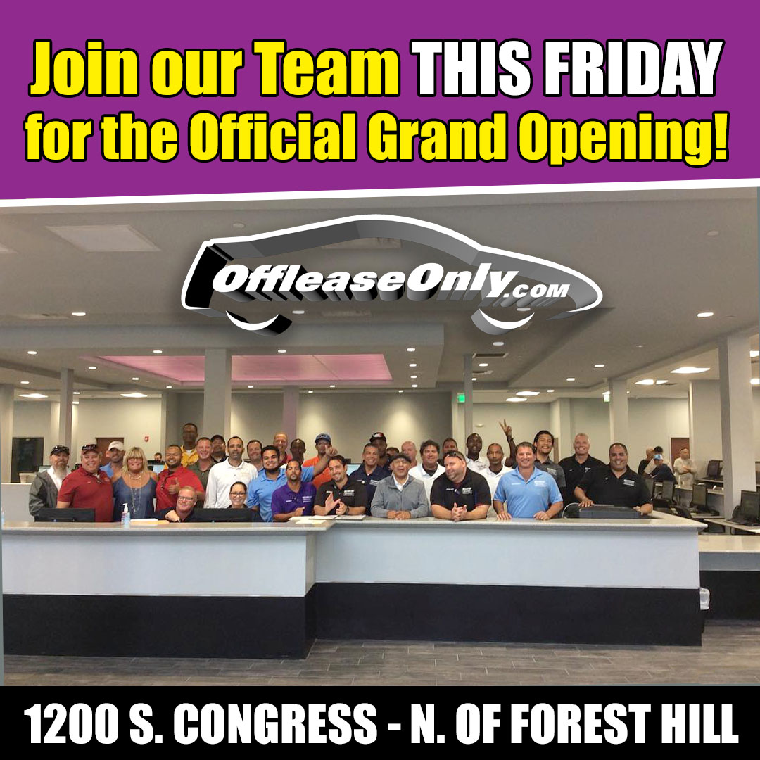 Join the Off Lease Only Palm Beach Team This Friday!