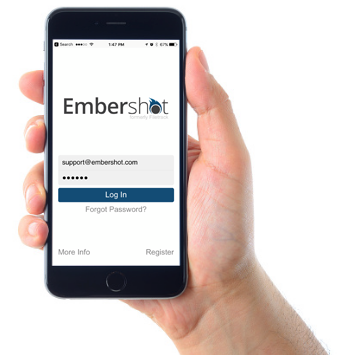 Along with the name change, the Embershot App will have a new design.