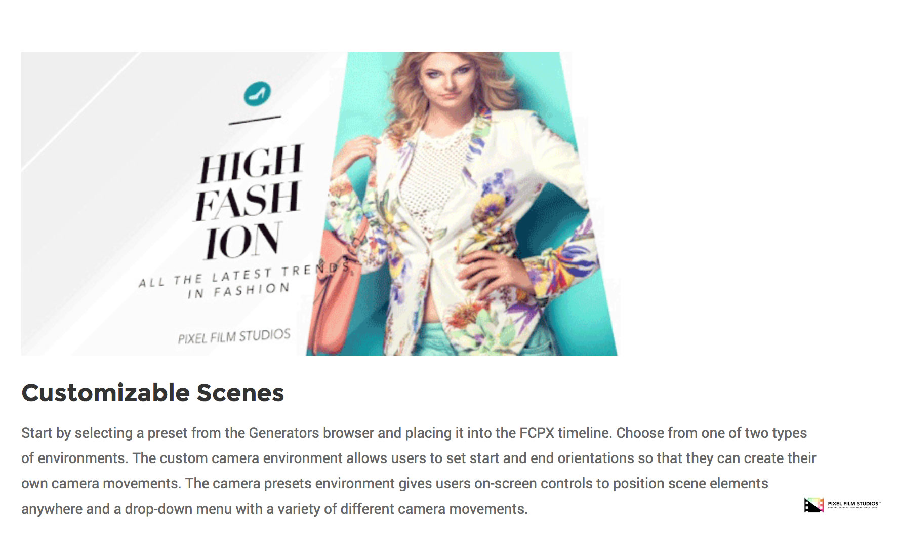 Haute Couture - FCPX Plugin - Pixel Film Studios
