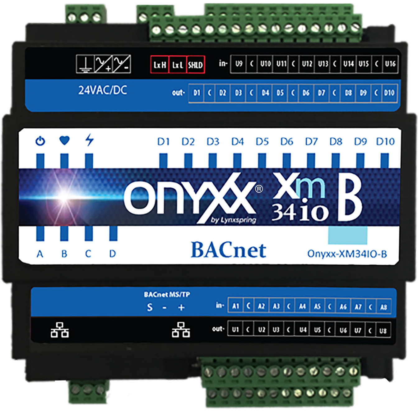 Lynxspring Onyxx® Xm 34io BACnet