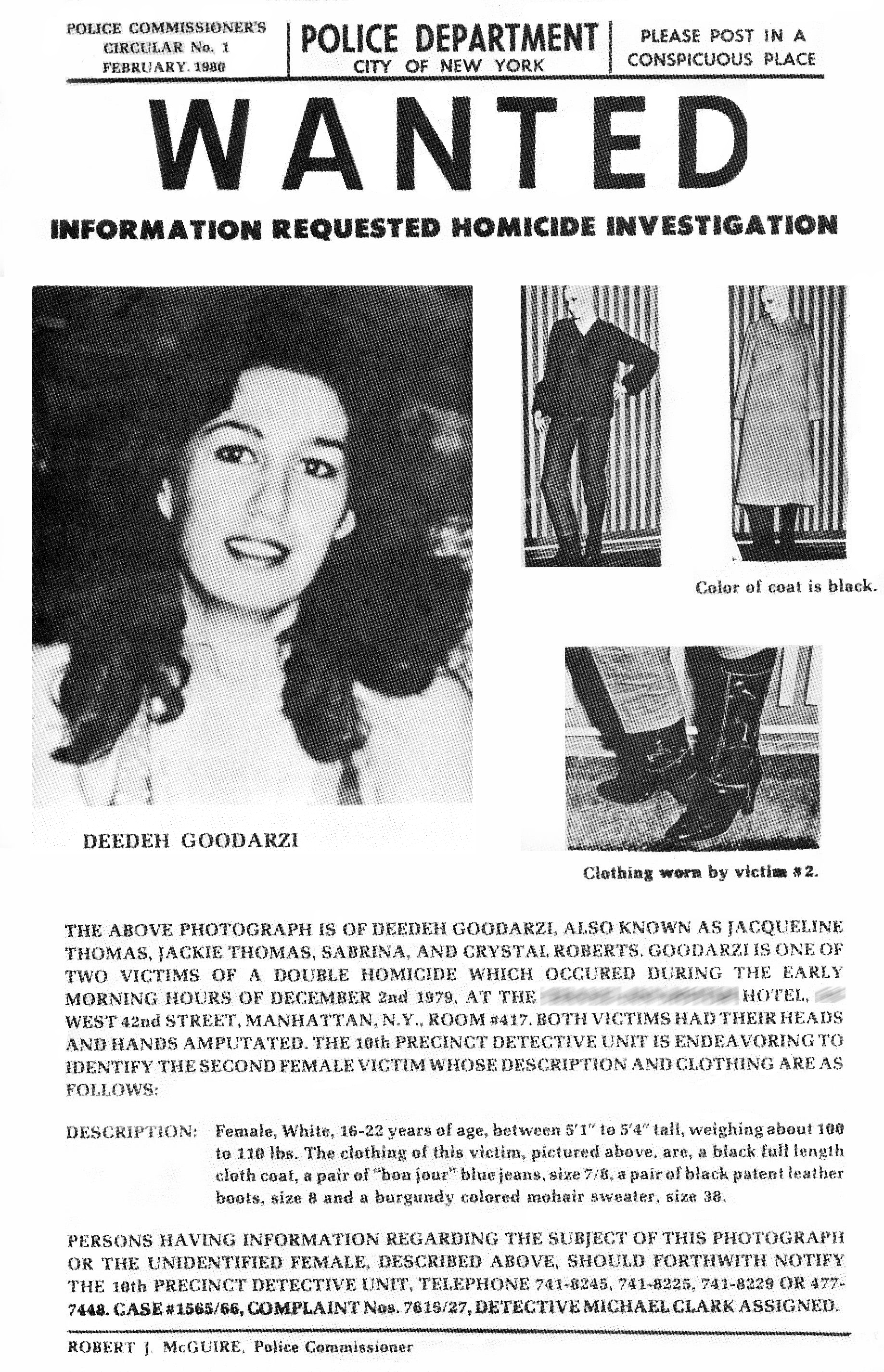 Times Square Torso Killer Richard Cottingham: Sex and Death on the Forty-Deuce by Peter Vronsky. The victims' severed heads were never found and one of the 1979 female victims remains unidentified to