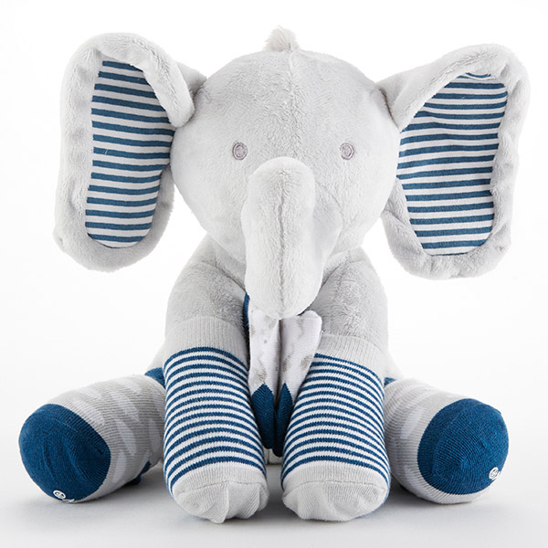 Louie the Elephant Plush Plus with Socks for Baby