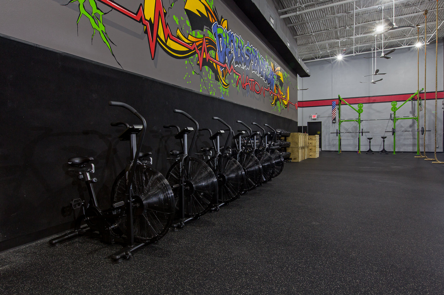 CrossFit team training area at Gold's Gym Winter Haven