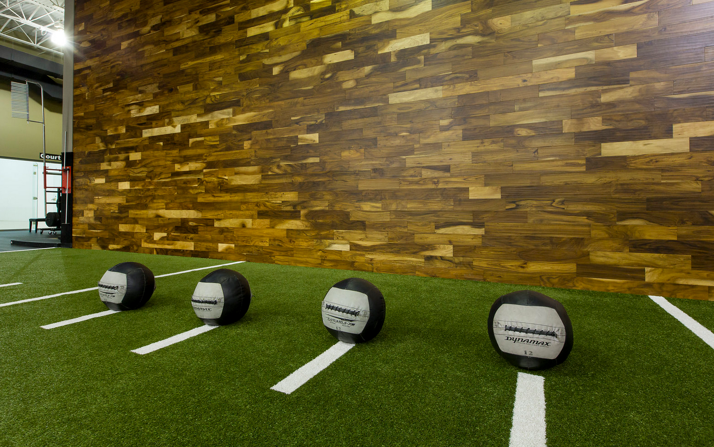 Indoor Football Turf at Gold's Gym Health Club