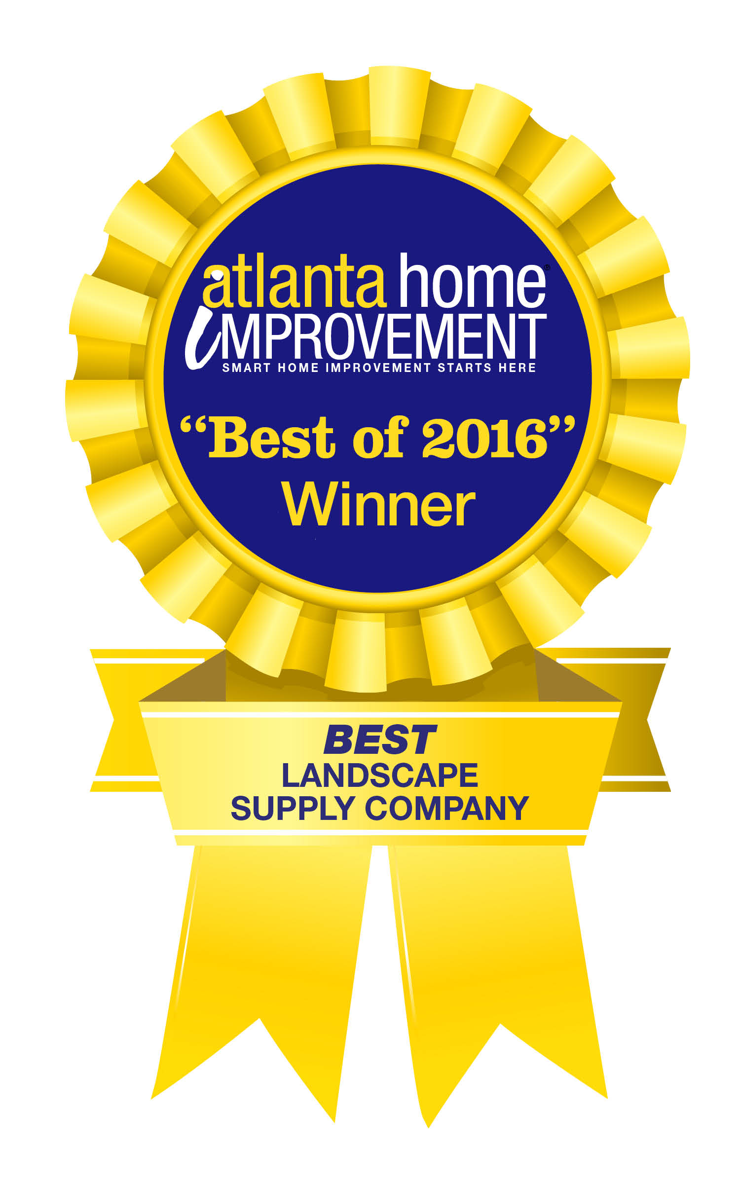 Super-Sod received the "2016 Best Landscape Supply Company" award from Atlanta Home Improvement magazine.