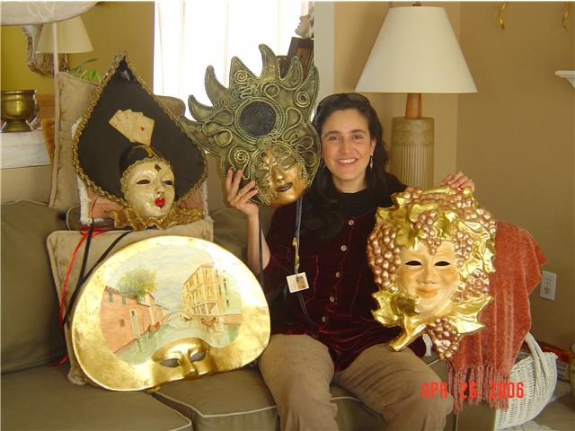 Carla Almanza-deQuant will be featured Mask Maker and Sculptor at Gioia in Los Gatos February 12