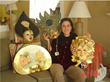 Carla Almanza-deQuant Artist, Mask Maker and Sculptor, Venetian Mask, Commedia dell'Arte Masks, Gioia Italian Art and Products