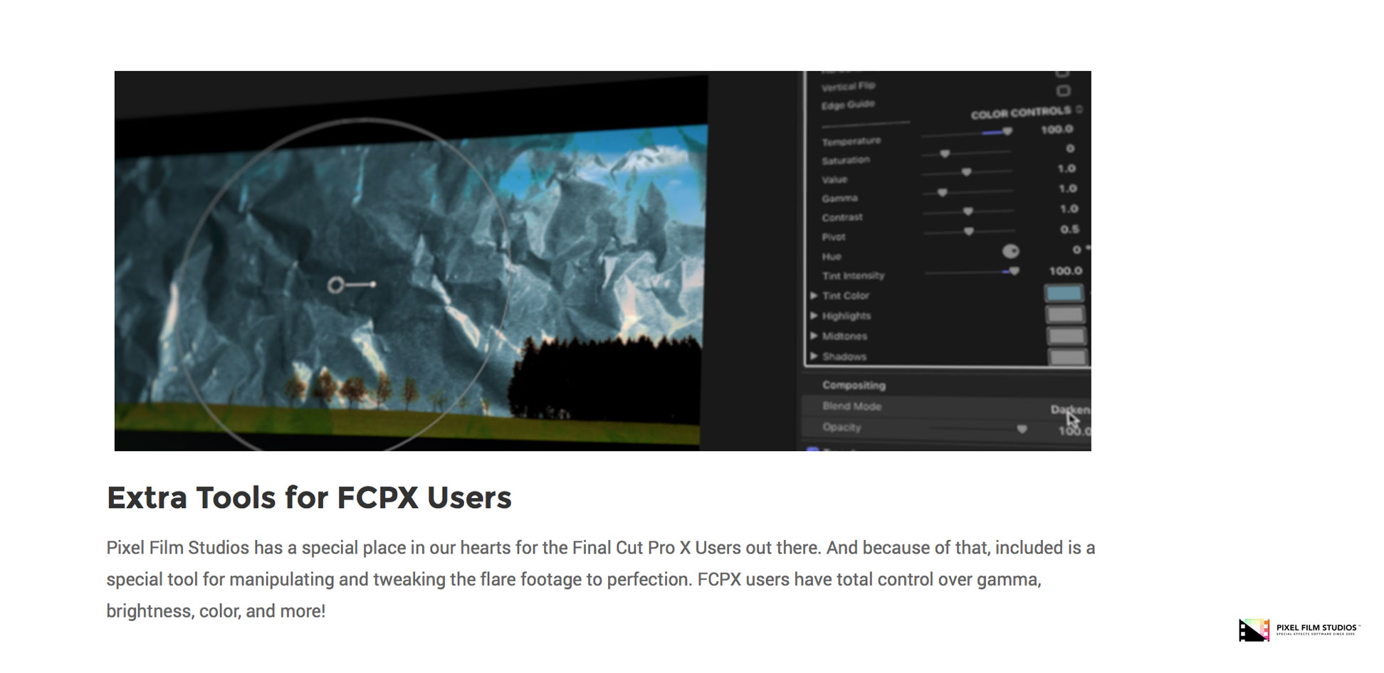 FCPX - ProMetal 4K Foil - Pixel Film Studios Plugin