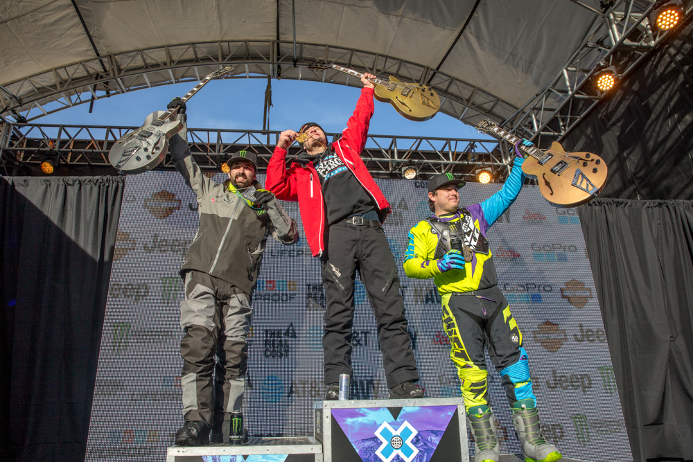 Monster Energy's Brett Turcotte Takes Silver and Joe Parsons Takes Bronze in Snowmobile Best Trick at X Games Aspen 2017