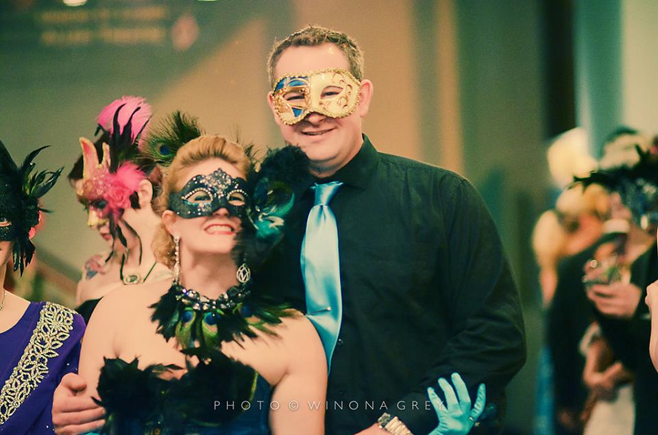 Fun at the Venice is Sinking Masquerade Ball
