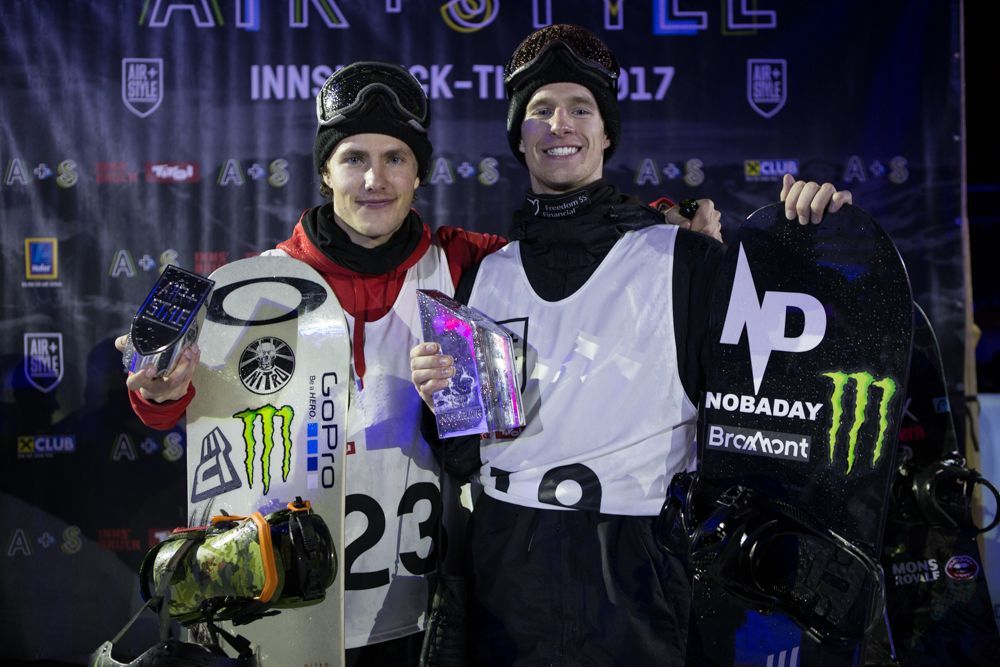 Monster Energy’s Max Parrot Takes First and Sven Thorgren Takes Third at  Air + Style Innsbruck