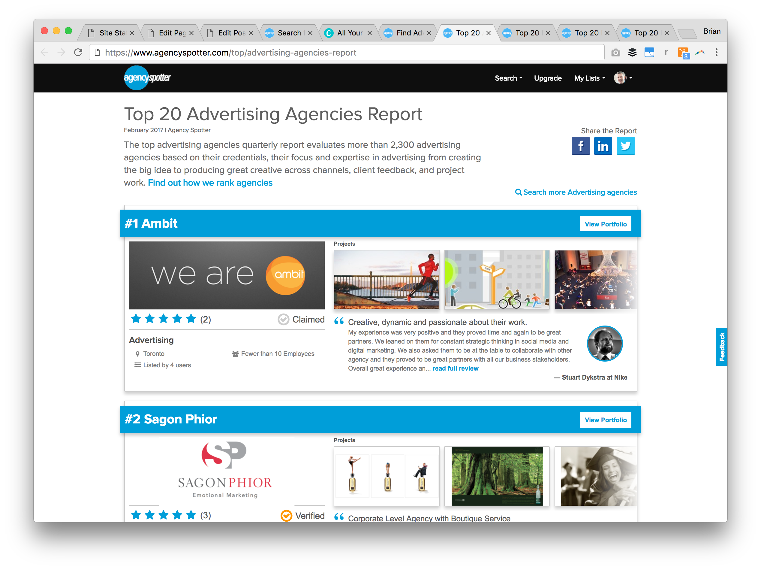 Preview: Top Advertising Agencies Report February 2017