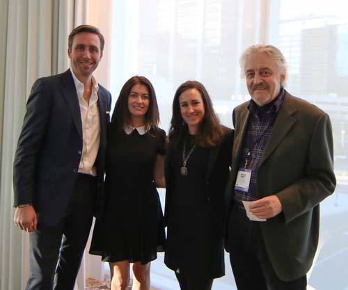 Philippe Cousteau, Leilani Münter, Sara Gutterman, and Ron Jones at the Sustainability Symposium 2017: Ready for Anything Photo Credit: Heather Wallace