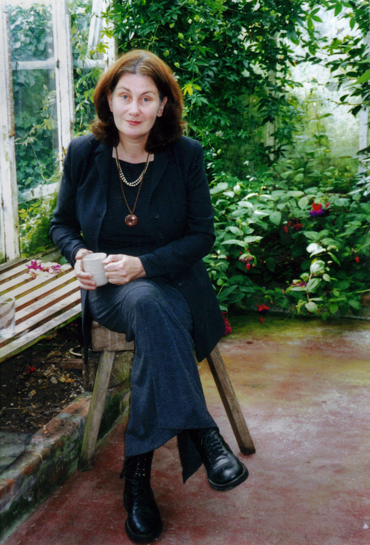 Author Mary C Gladstone at home