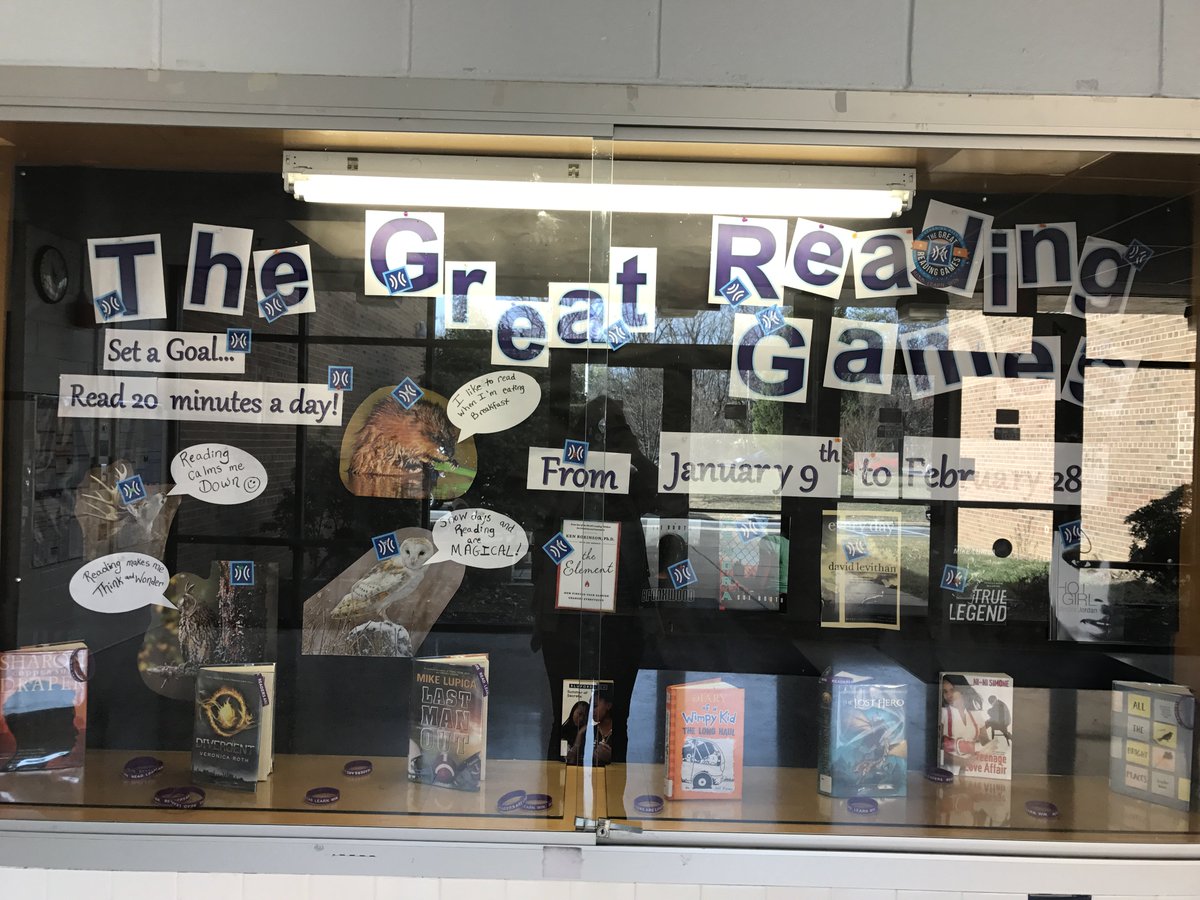 Schools are showing their spirit for the Great Reading Games, decorating classrooms and hallways to cheer their students on as they march towards the end zone of #GRG17.