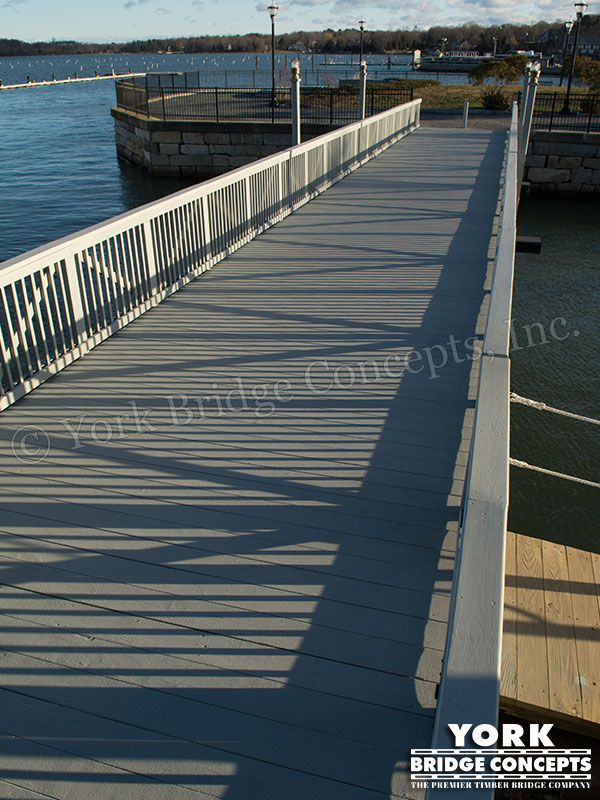 Whitney Wharf Timber Pedestrian Bridge (York Bridge Concepts)